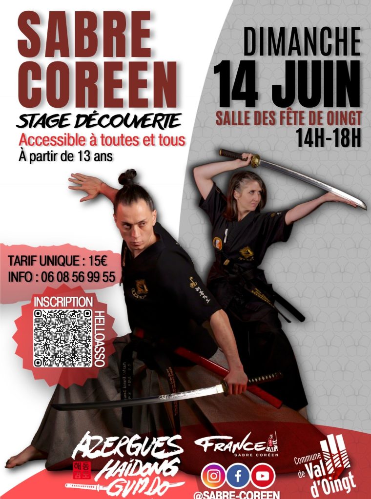 Sabre Coréen – Stage découverte